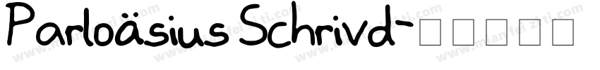 Barloesius Schrift字体转换